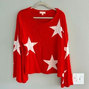 Charmed Hearts USA Red & Stars Top Medium